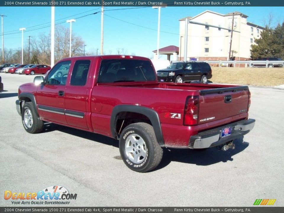 2004 Chevrolet Silverado 1500 Z71 Extended Cab 4x4 Sport Red Metallic / Dark Charcoal Photo #2