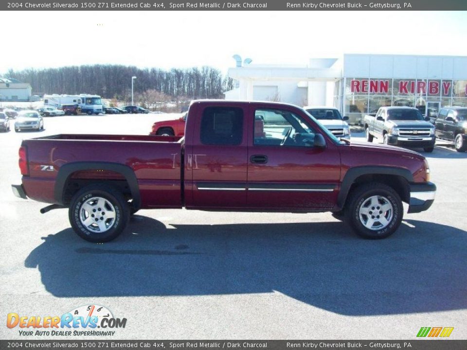 2004 Chevrolet Silverado 1500 Z71 Extended Cab 4x4 Sport Red Metallic / Dark Charcoal Photo #3