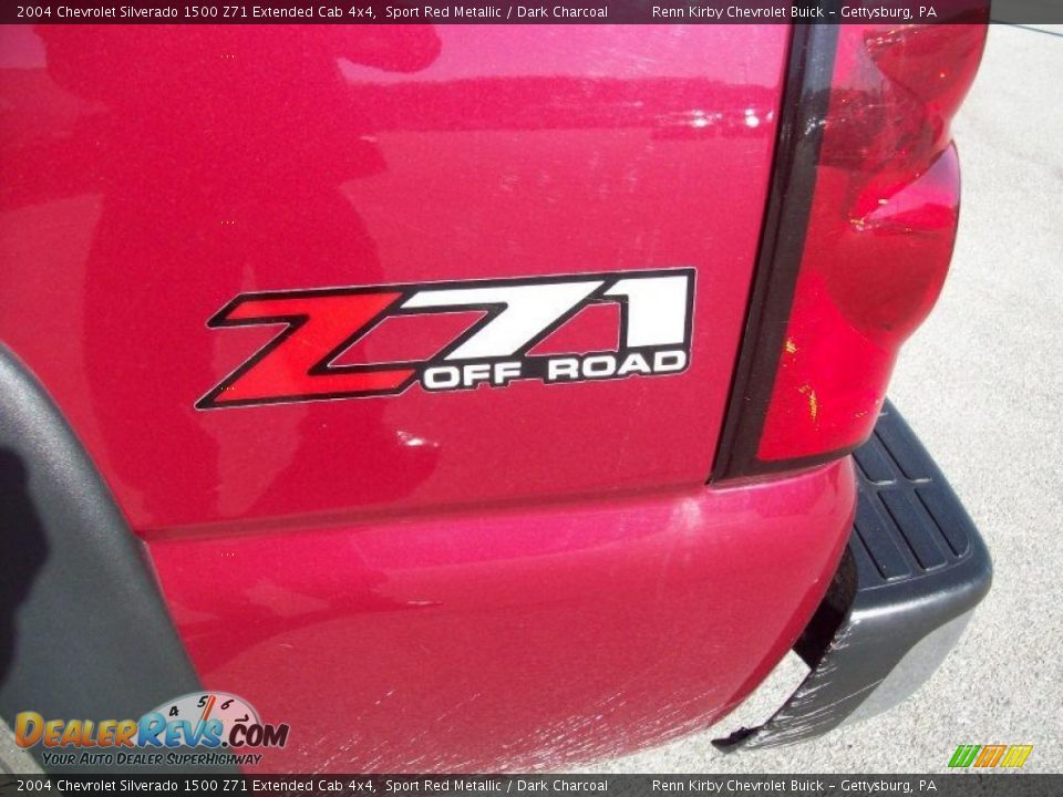 2004 Chevrolet Silverado 1500 Z71 Extended Cab 4x4 Sport Red Metallic / Dark Charcoal Photo #4