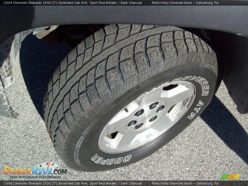 2004 Chevrolet Silverado 1500 Z71 Extended Cab 4x4 Sport Red Metallic / Dark Charcoal Photo #5