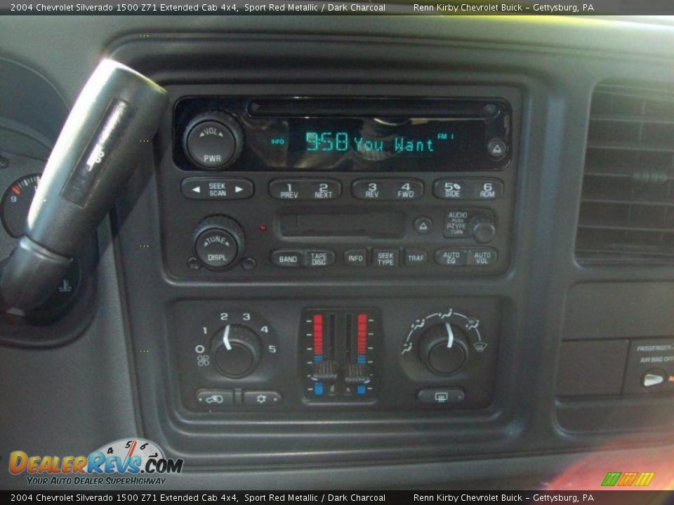 2004 Chevrolet Silverado 1500 Z71 Extended Cab 4x4 Sport Red Metallic / Dark Charcoal Photo #8