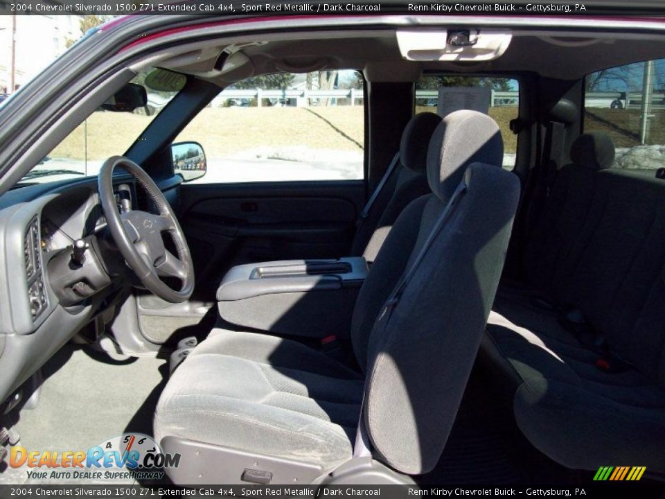 2004 Chevrolet Silverado 1500 Z71 Extended Cab 4x4 Sport Red Metallic / Dark Charcoal Photo #23