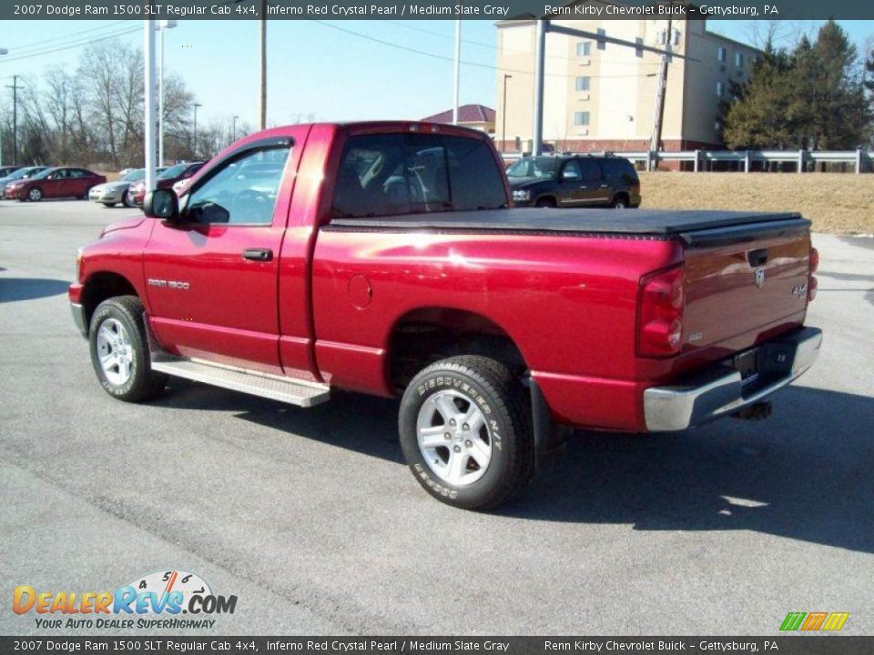 Inferno Red Crystal Pearl 2007 Dodge Ram 1500 SLT Regular Cab 4x4 Photo #2