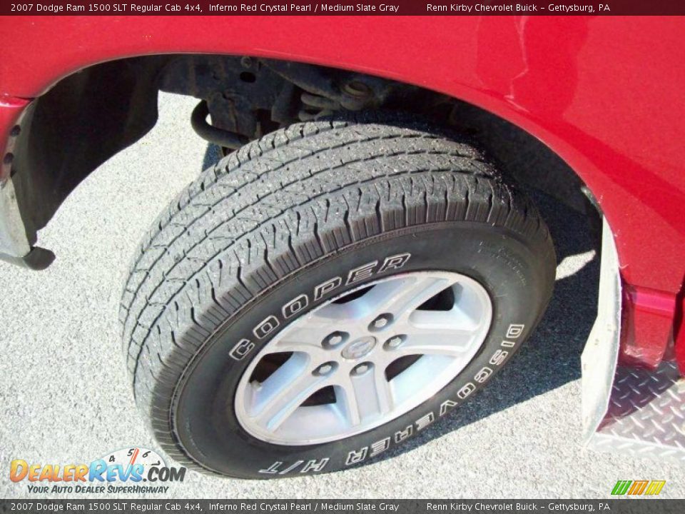 2007 Dodge Ram 1500 SLT Regular Cab 4x4 Inferno Red Crystal Pearl / Medium Slate Gray Photo #5