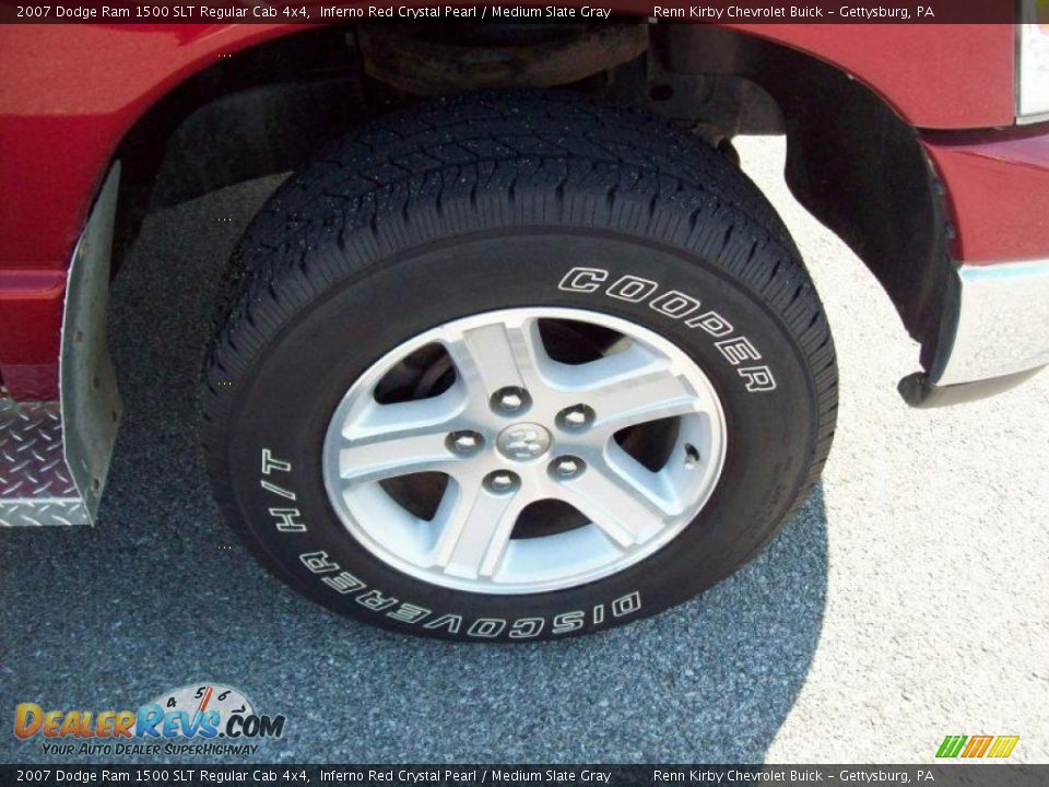 2007 Dodge Ram 1500 SLT Regular Cab 4x4 Inferno Red Crystal Pearl / Medium Slate Gray Photo #19