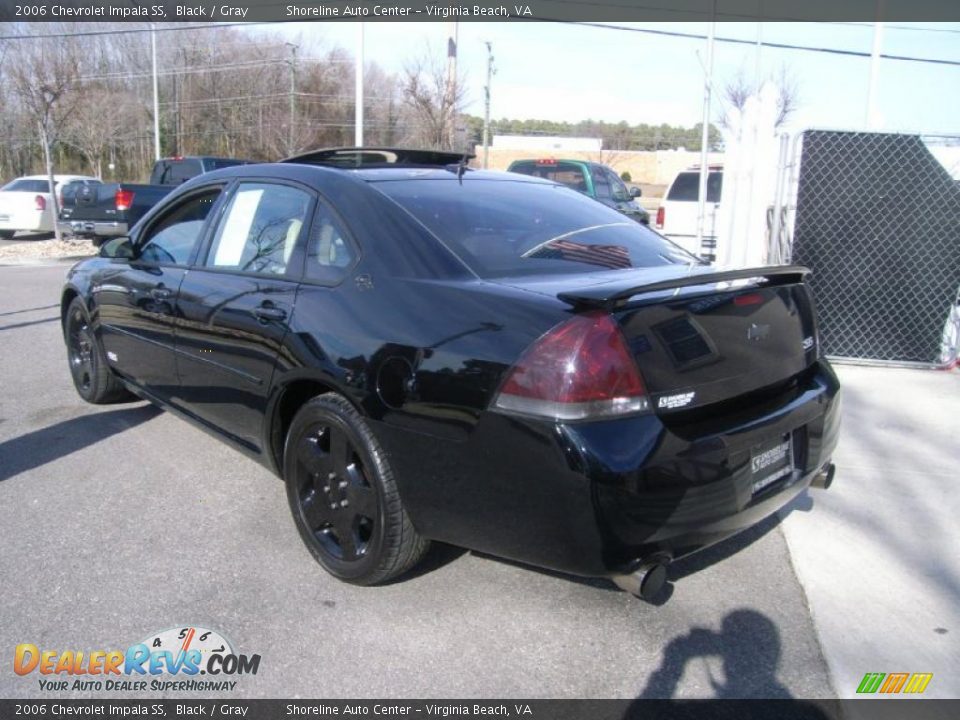 2006 Chevrolet Impala SS Black / Gray Photo #3