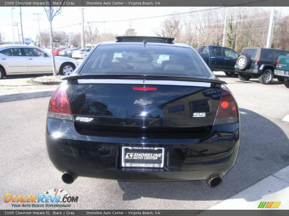 2006 Chevrolet Impala SS Black / Gray Photo #4