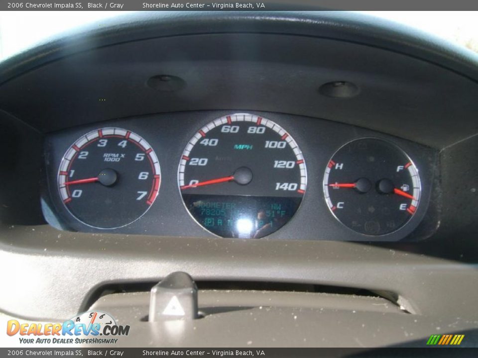 2006 Chevrolet Impala SS Black / Gray Photo #20