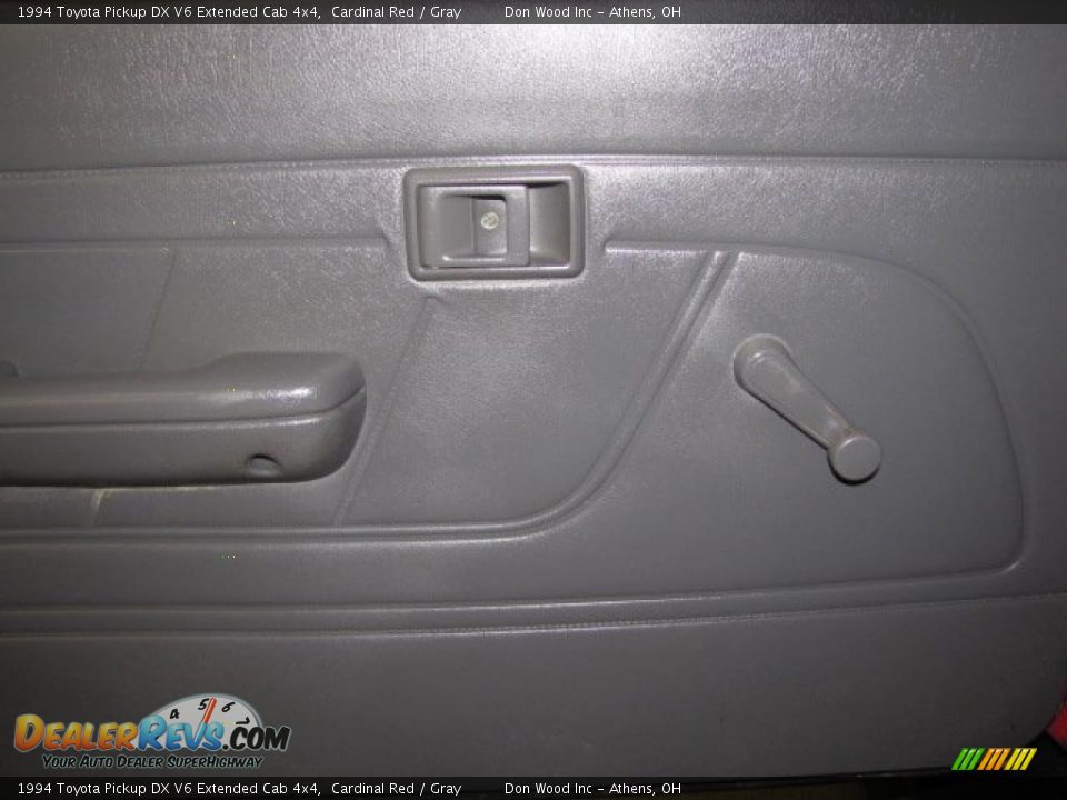 1994 Toyota Pickup DX V6 Extended Cab 4x4 Cardinal Red / Gray Photo #13