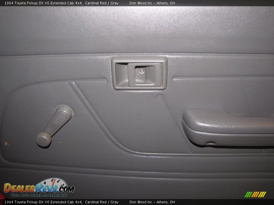 1994 Toyota Pickup DX V6 Extended Cab 4x4 Cardinal Red / Gray Photo #14