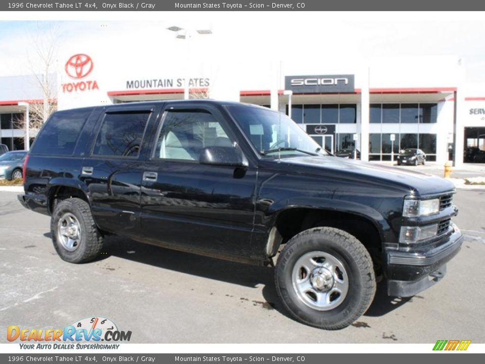 1996 Chevrolet Tahoe LT 4x4 Onyx Black / Gray Photo #1