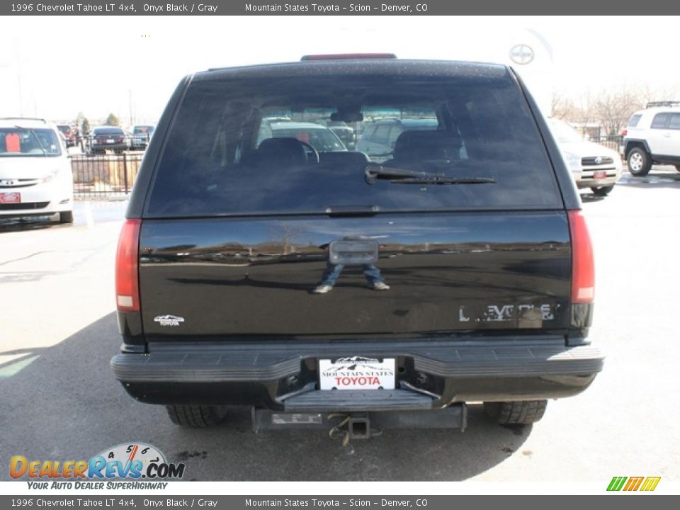 1996 Chevrolet Tahoe LT 4x4 Onyx Black / Gray Photo #3