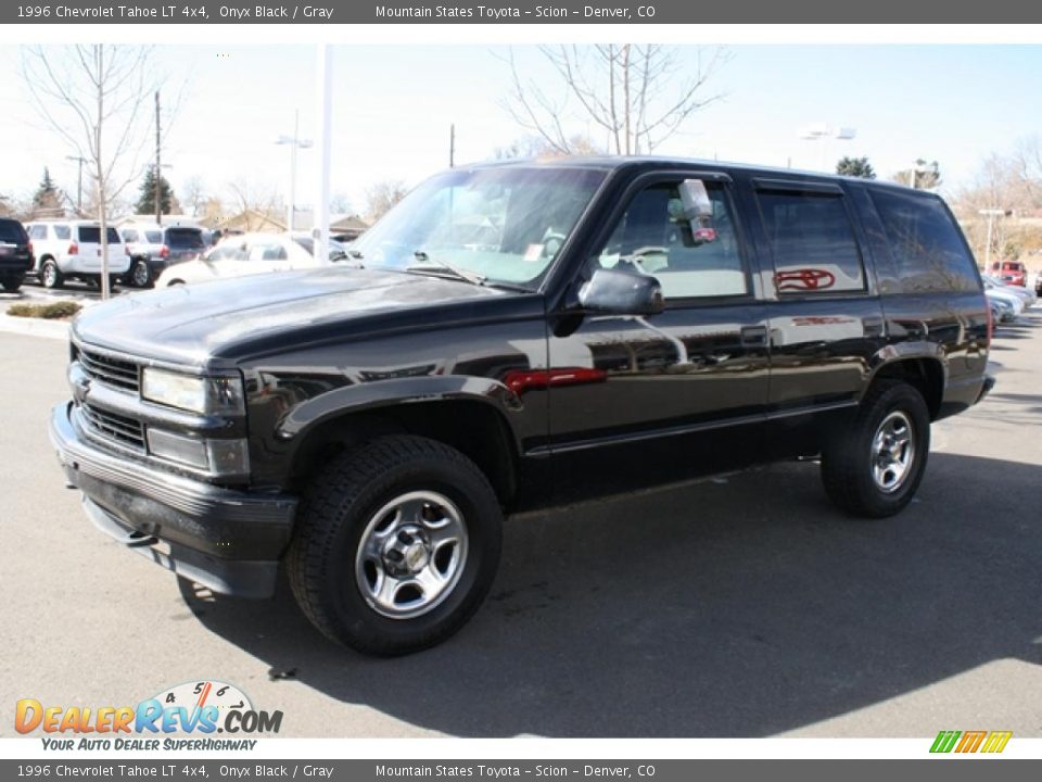 1996 Chevrolet Tahoe LT 4x4 Onyx Black / Gray Photo #5
