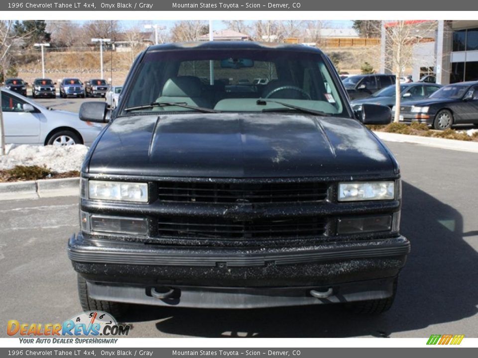 1996 Chevrolet Tahoe LT 4x4 Onyx Black / Gray Photo #6