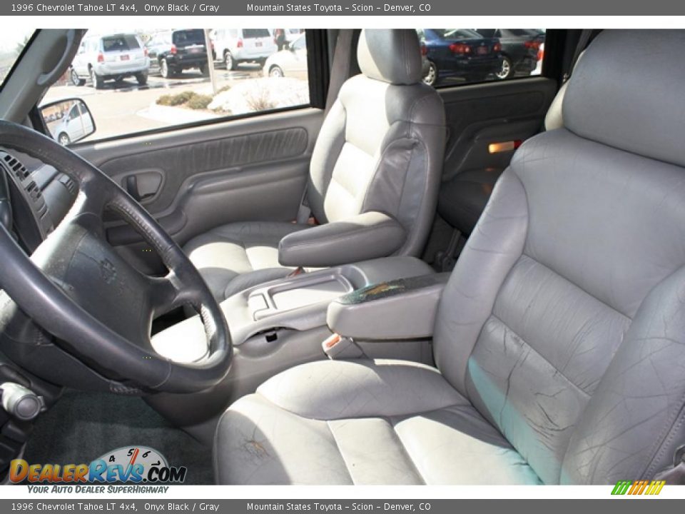 Gray Interior - 1996 Chevrolet Tahoe LT 4x4 Photo #8