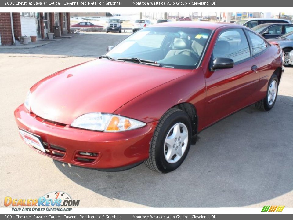 2001 Chevrolet Cavalier Coupe Cayenne Red Metallic / Graphite Photo #1