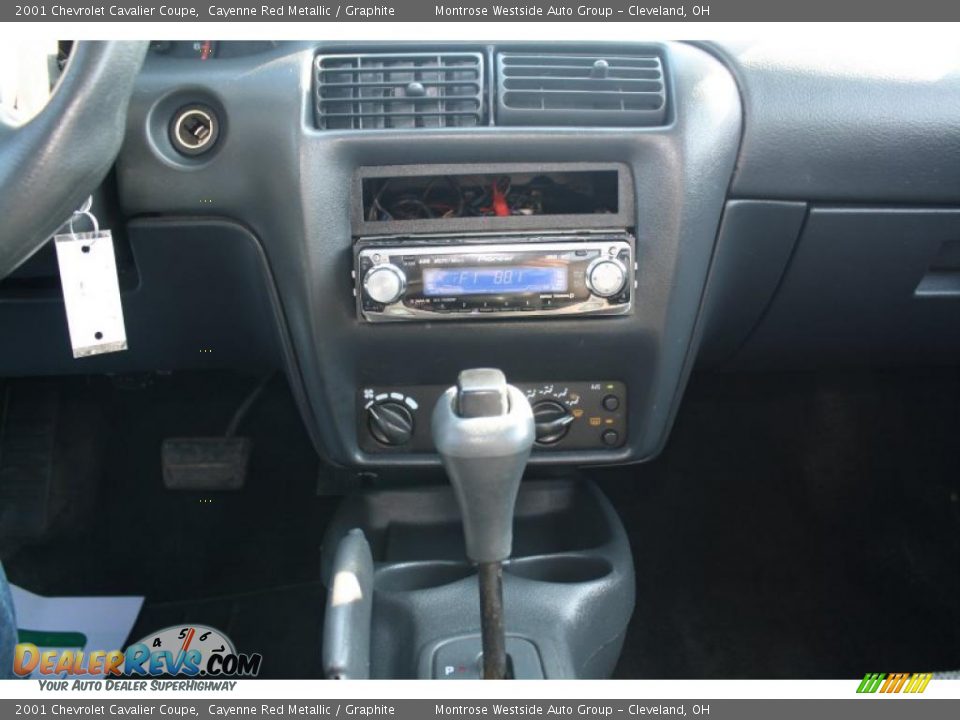 2001 Chevrolet Cavalier Coupe Cayenne Red Metallic / Graphite Photo #12