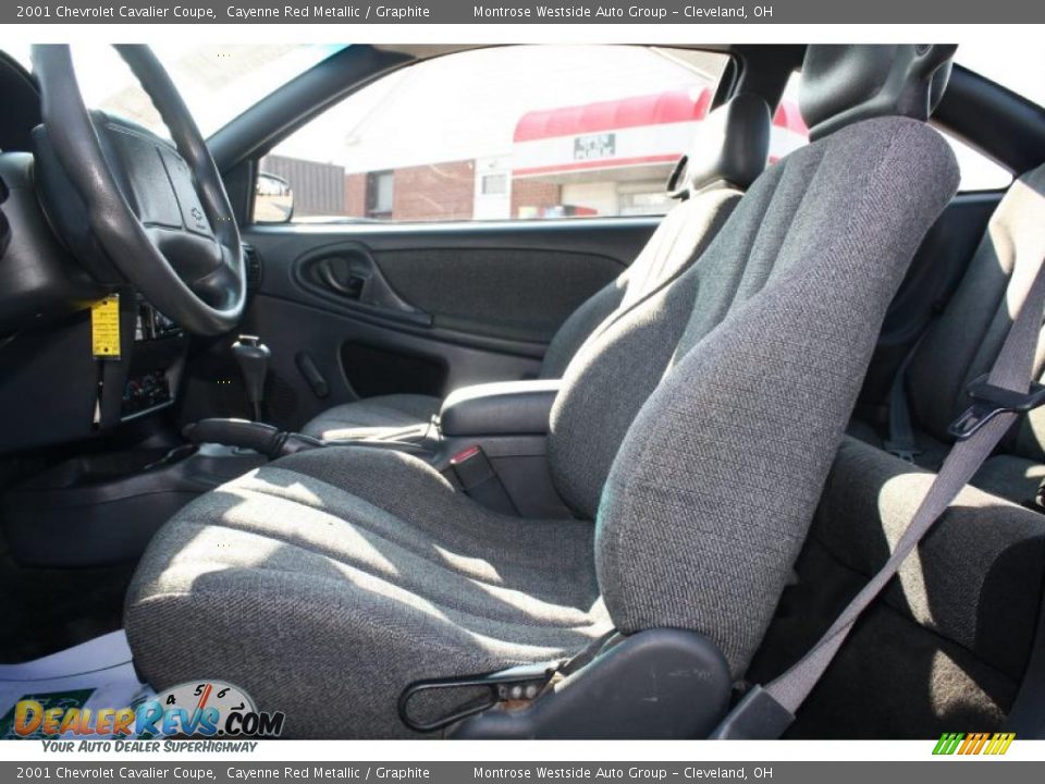2001 Chevrolet Cavalier Coupe Cayenne Red Metallic / Graphite Photo #13