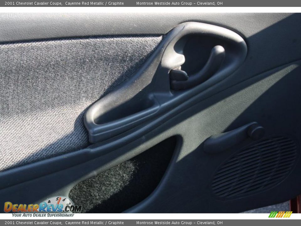 2001 Chevrolet Cavalier Coupe Cayenne Red Metallic / Graphite Photo #16