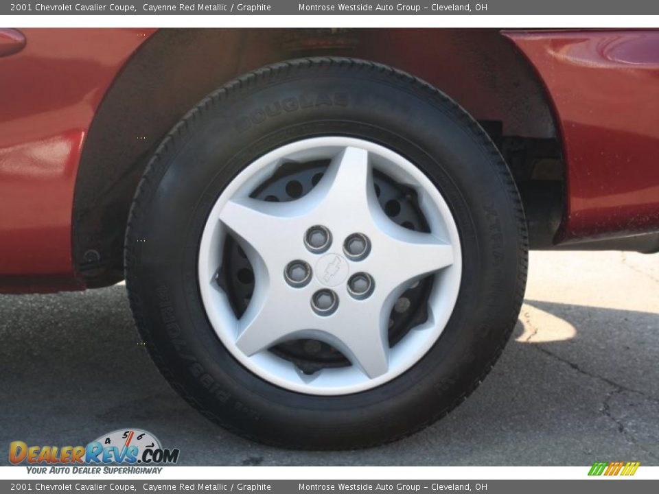 2001 Chevrolet Cavalier Coupe Cayenne Red Metallic / Graphite Photo #19