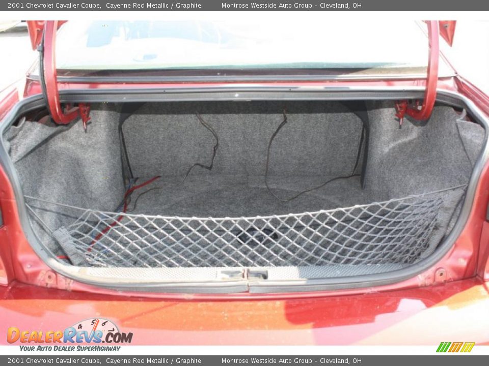 2001 Chevrolet Cavalier Coupe Cayenne Red Metallic / Graphite Photo #20