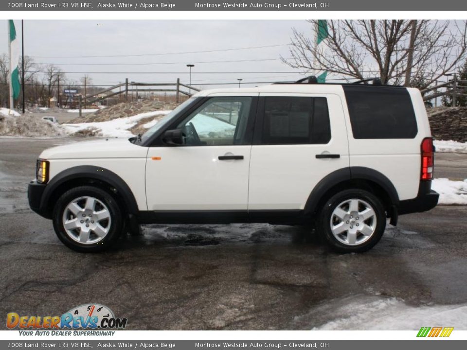 Alaska White 2008 Land Rover LR3 V8 HSE Photo #4