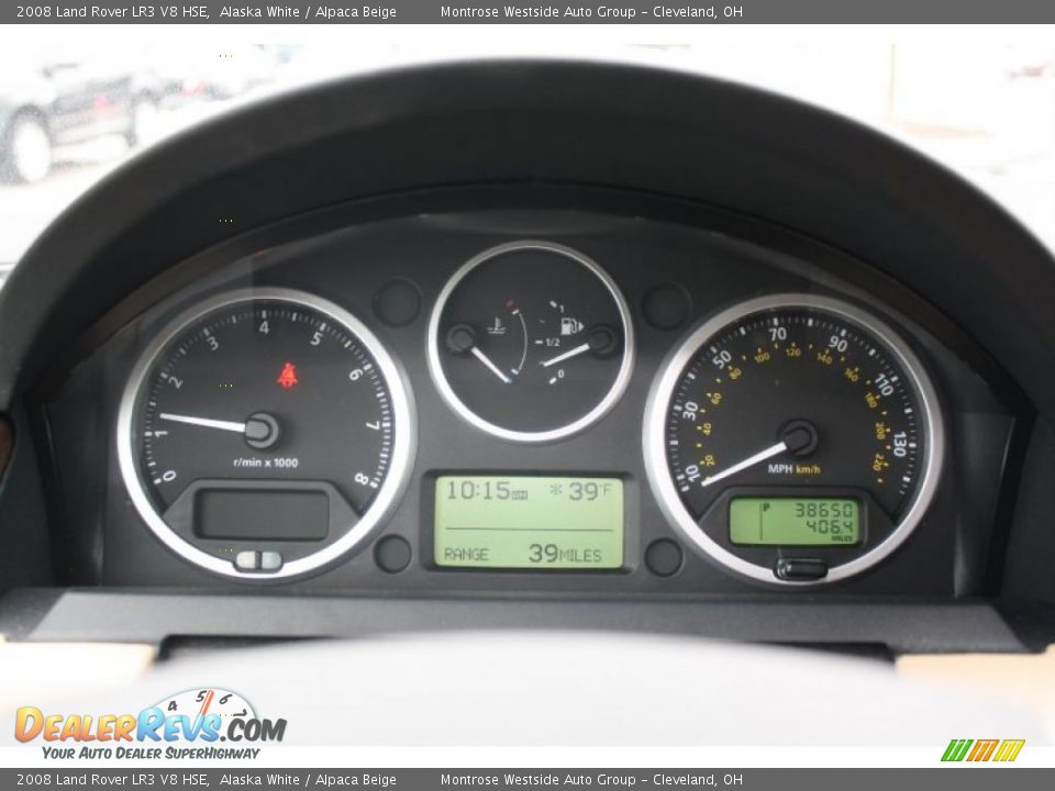 2008 Land Rover LR3 V8 HSE Gauges Photo #14