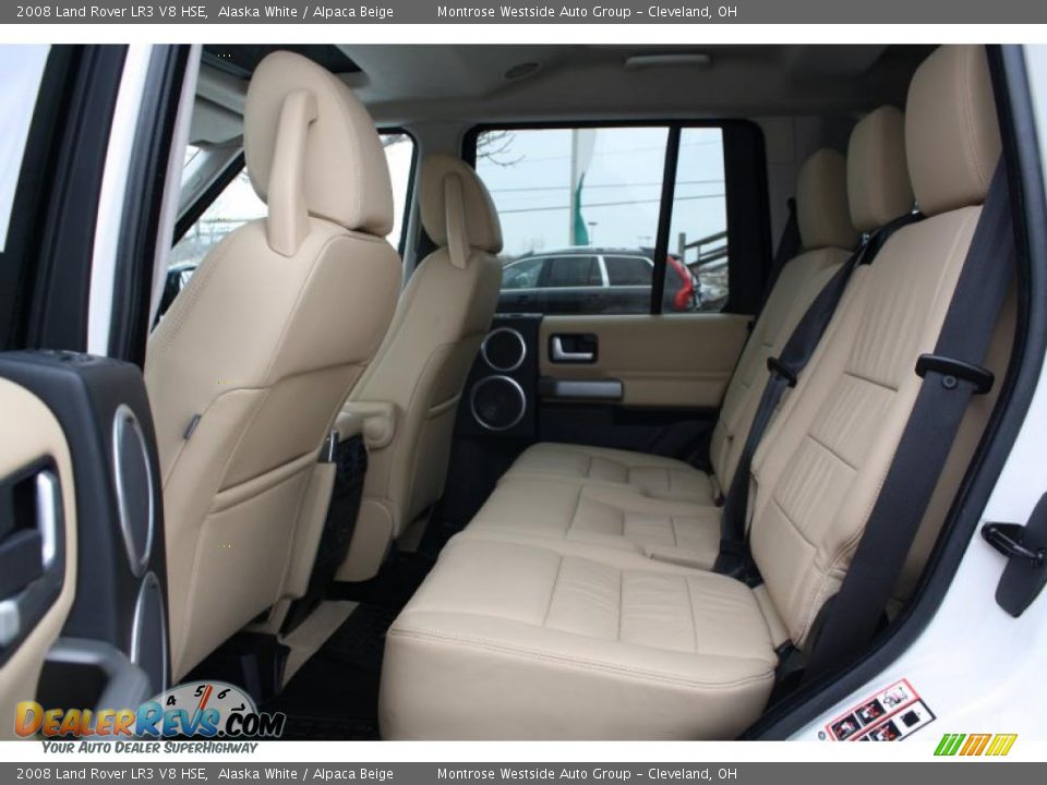 Alpaca Beige Interior - 2008 Land Rover LR3 V8 HSE Photo #19