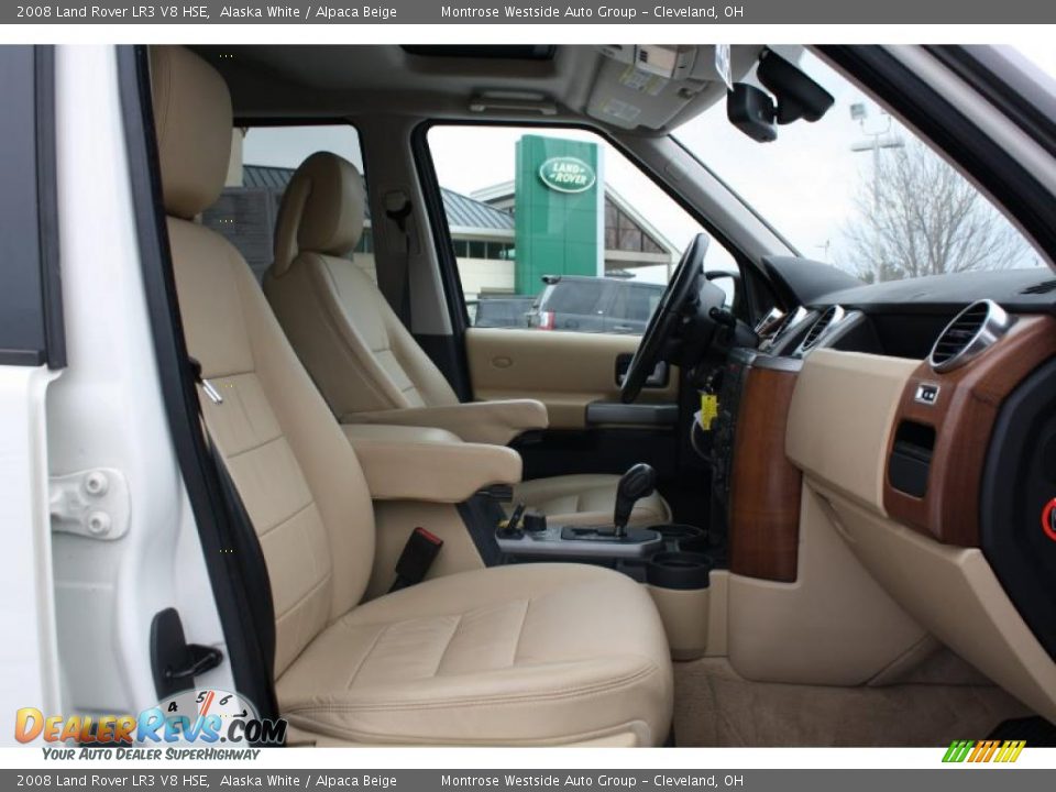 Alpaca Beige Interior - 2008 Land Rover LR3 V8 HSE Photo #21