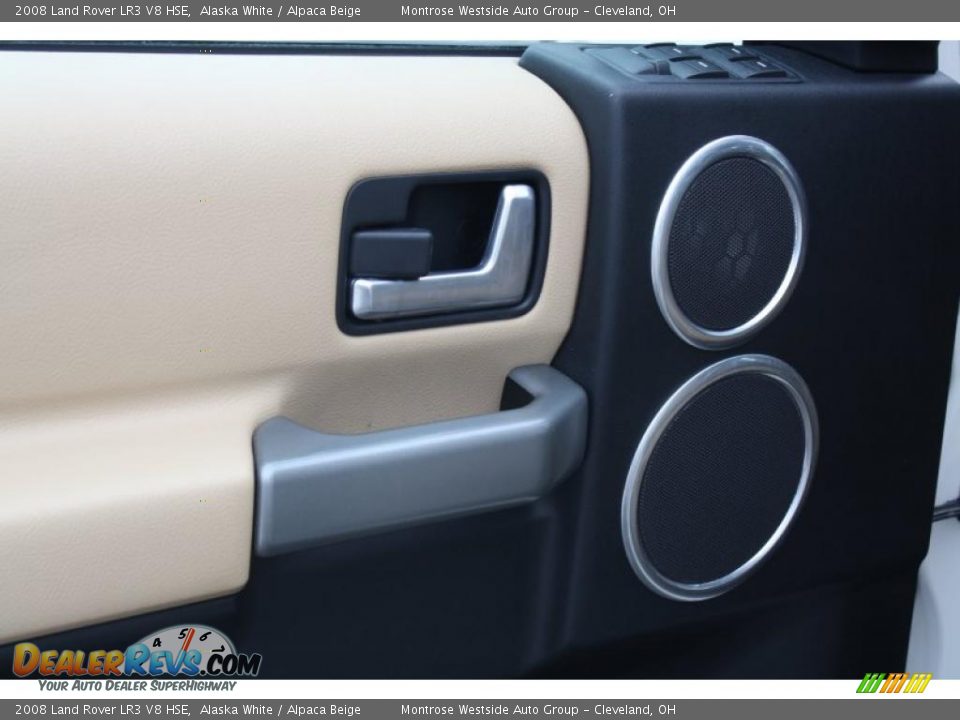 2008 Land Rover LR3 V8 HSE Alaska White / Alpaca Beige Photo #23