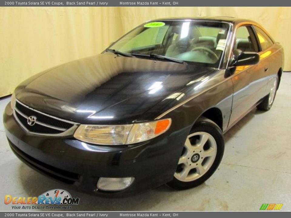 2000 Toyota Solara SE V6 Coupe Black Sand Pearl / Ivory Photo #1