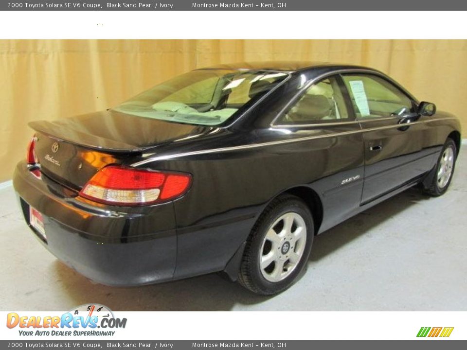 2000 Toyota Solara SE V6 Coupe Black Sand Pearl / Ivory Photo #7