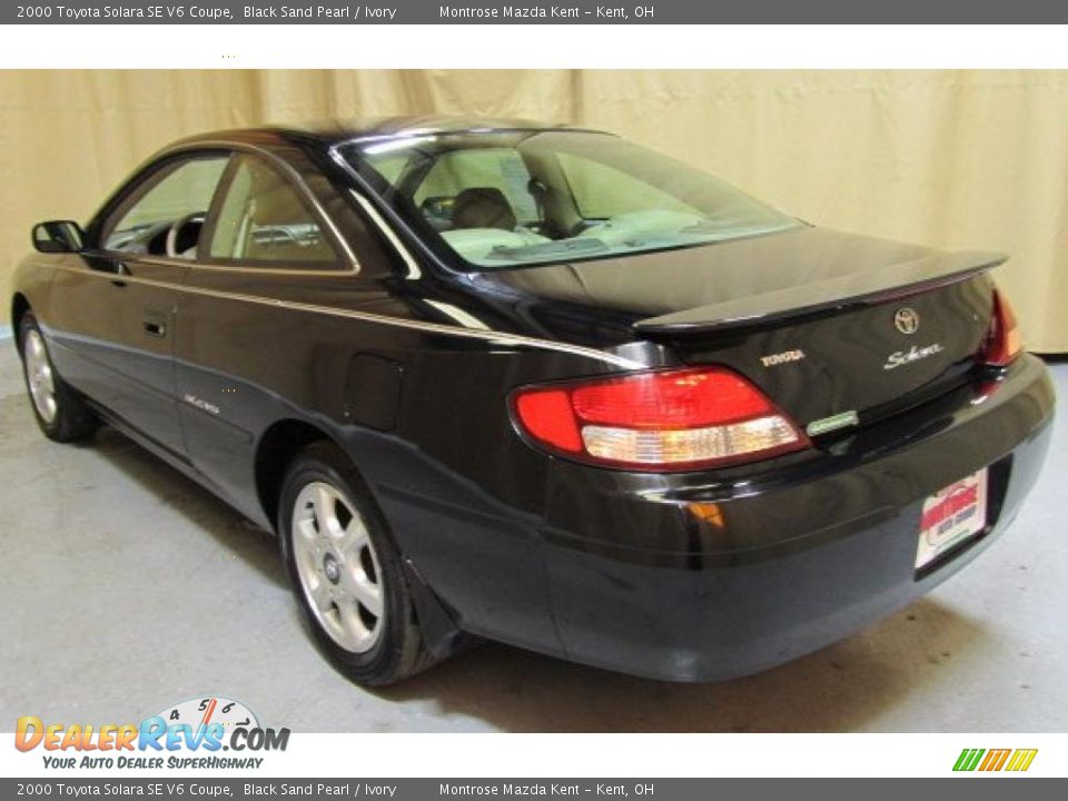 2000 Toyota Solara SE V6 Coupe Black Sand Pearl / Ivory Photo #8