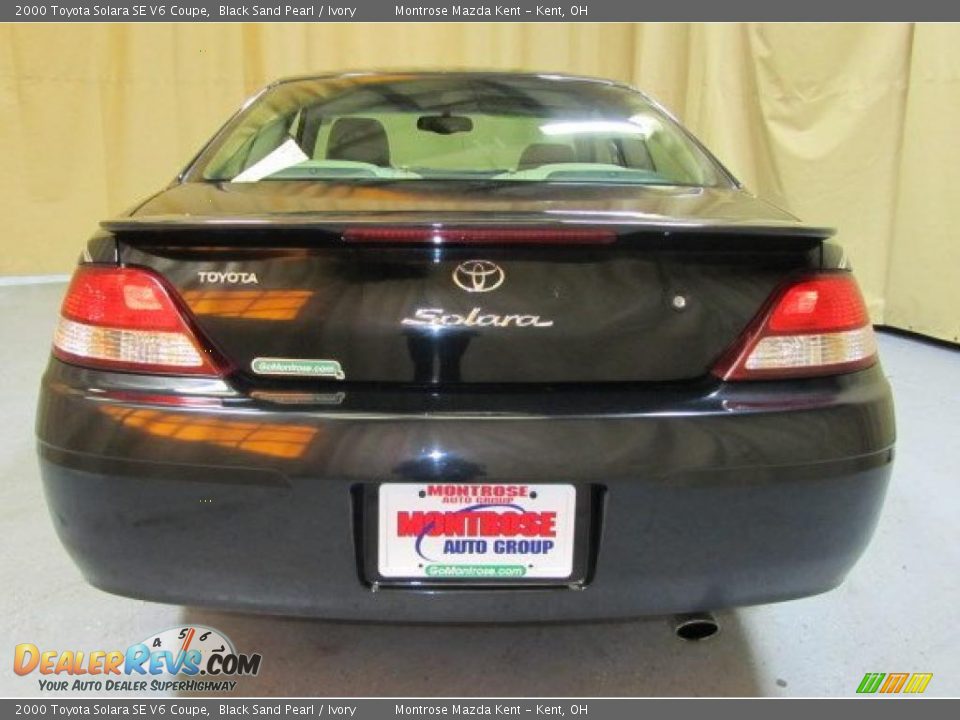 2000 Toyota Solara SE V6 Coupe Black Sand Pearl / Ivory Photo #11