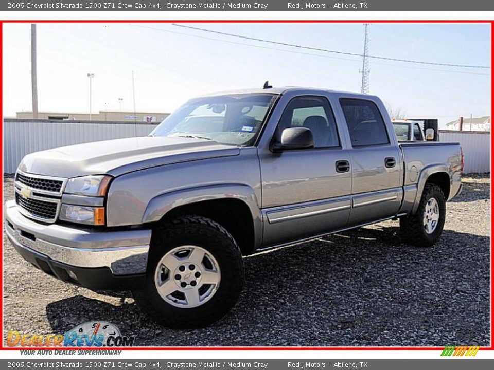 2006 Chevrolet Silverado 1500 Z71 Crew Cab 4x4 Graystone Metallic / Medium Gray Photo #1