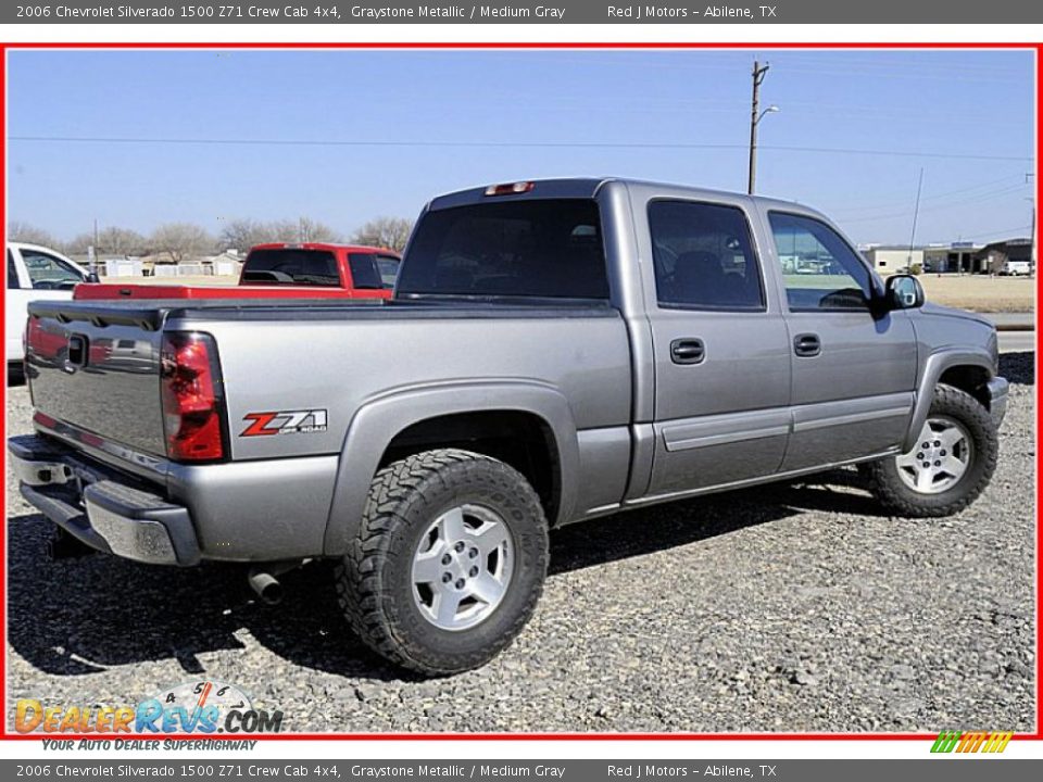 2006 Chevrolet Silverado 1500 Z71 Crew Cab 4x4 Graystone Metallic / Medium Gray Photo #6