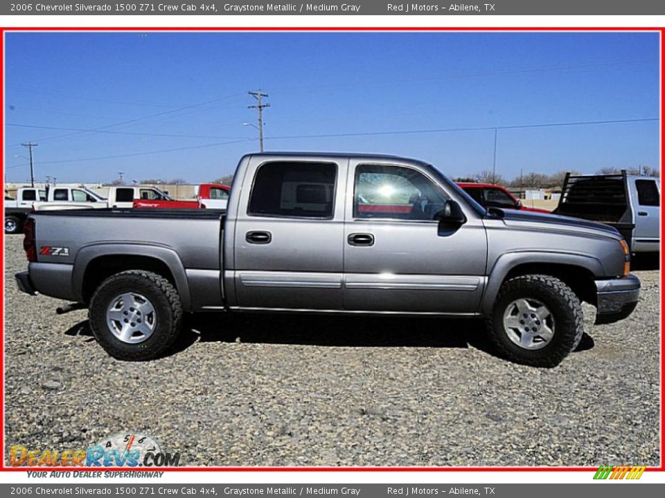 2006 Chevrolet Silverado 1500 Z71 Crew Cab 4x4 Graystone Metallic / Medium Gray Photo #7