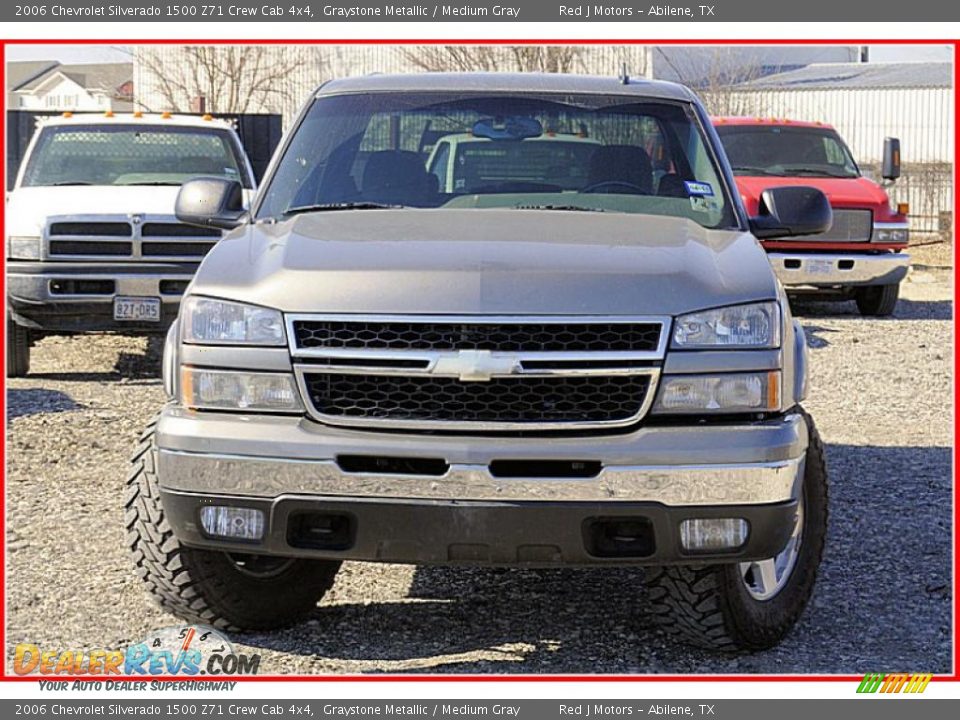 2006 Chevrolet Silverado 1500 Z71 Crew Cab 4x4 Graystone Metallic / Medium Gray Photo #11