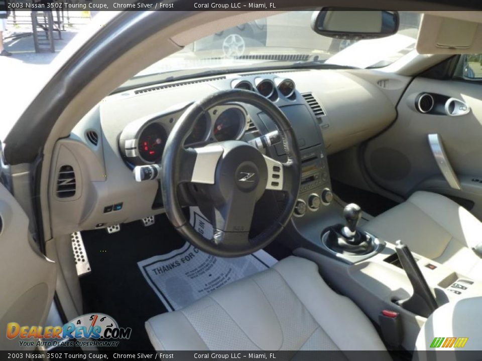 Frost Interior 2003 Nissan 350z Touring Coupe Photo 7