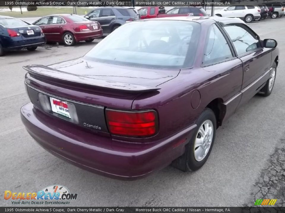 Dark Cherry Metallic 1995 Oldsmobile Achieva S Coupe Photo #5