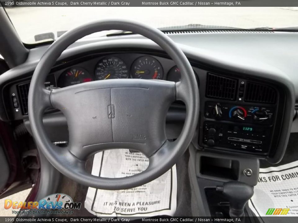 1995 Oldsmobile Achieva S Coupe Steering Wheel Photo #19