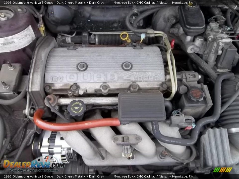 1995 Oldsmobile Achieva S Coupe 2.3 Liter Quad 4 DOHC 16-Valve 4 Cylinder Engine Photo #25