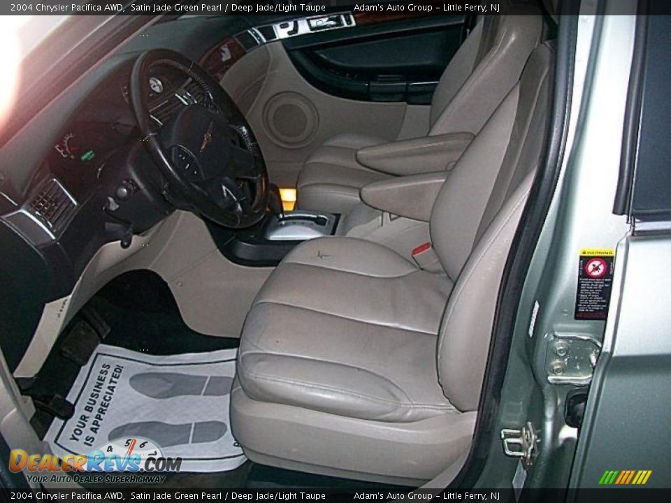 Deep Jade/Light Taupe Interior - 2004 Chrysler Pacifica AWD Photo #8