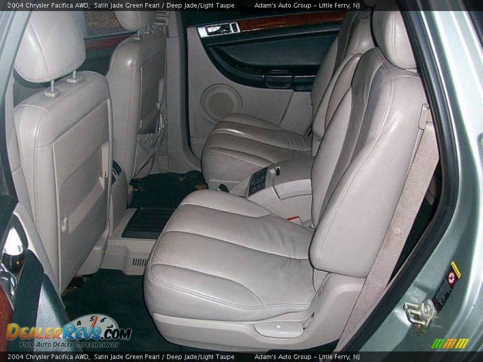 2004 Chrysler Pacifica AWD Satin Jade Green Pearl / Deep Jade/Light Taupe Photo #11