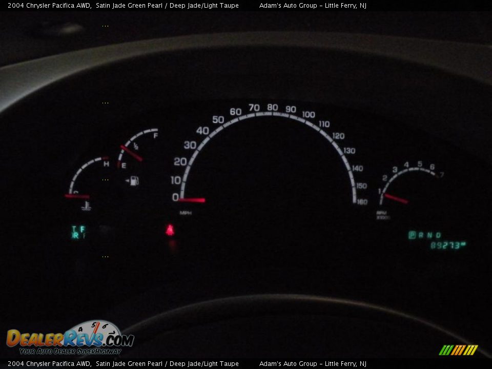2004 Chrysler Pacifica AWD Satin Jade Green Pearl / Deep Jade/Light Taupe Photo #14