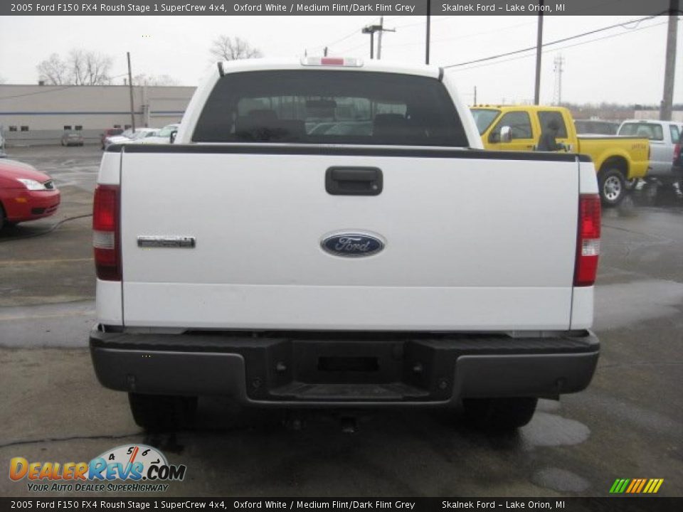 2005 Ford F150 FX4 Roush Stage 1 SuperCrew 4x4 Oxford White / Medium Flint/Dark Flint Grey Photo #8