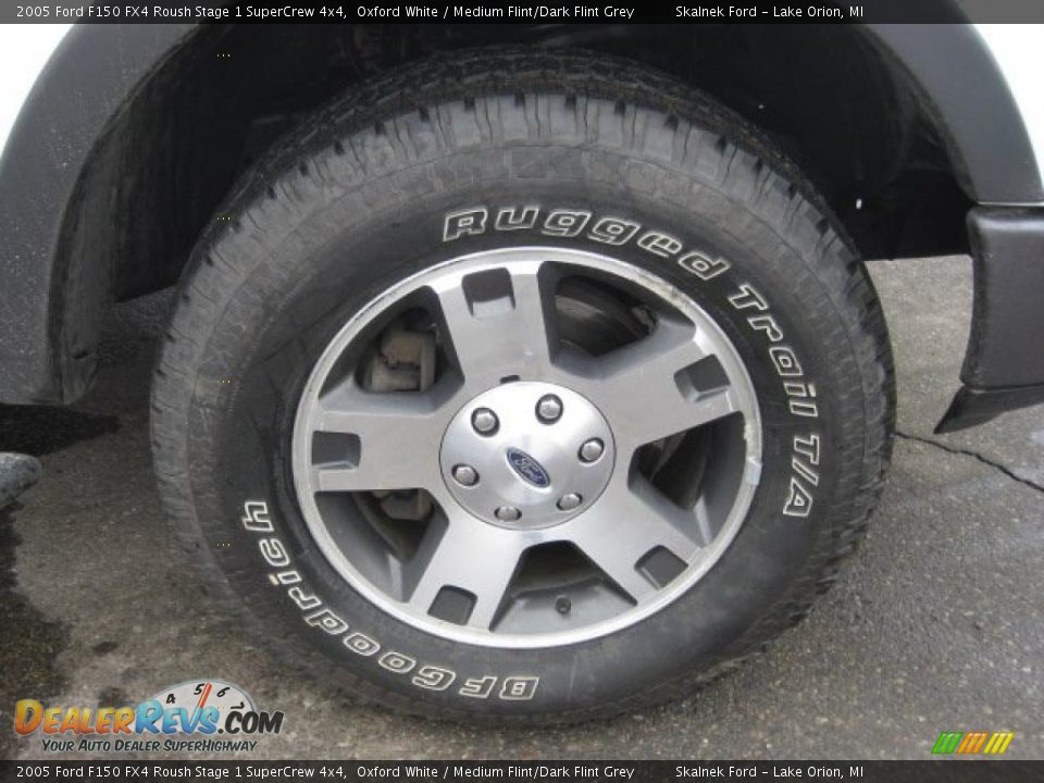 2005 Ford F150 FX4 Roush Stage 1 SuperCrew 4x4 Oxford White / Medium Flint/Dark Flint Grey Photo #12
