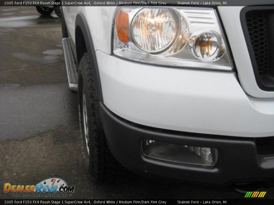 2005 Ford F150 FX4 Roush Stage 1 SuperCrew 4x4 Oxford White / Medium Flint/Dark Flint Grey Photo #13