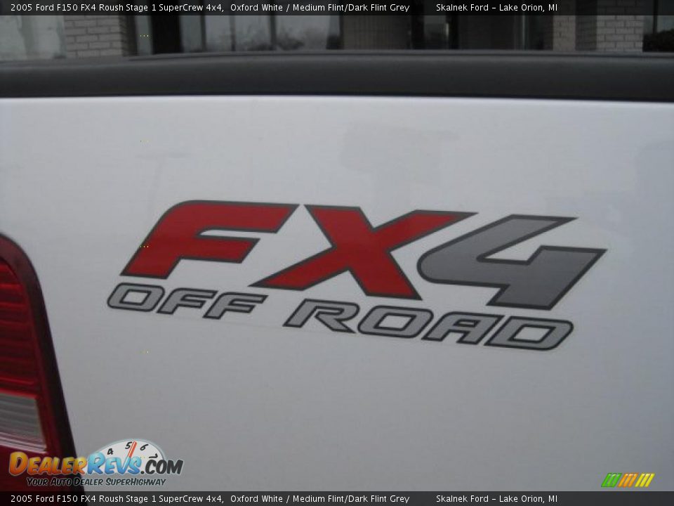 2005 Ford F150 FX4 Roush Stage 1 SuperCrew 4x4 Oxford White / Medium Flint/Dark Flint Grey Photo #17