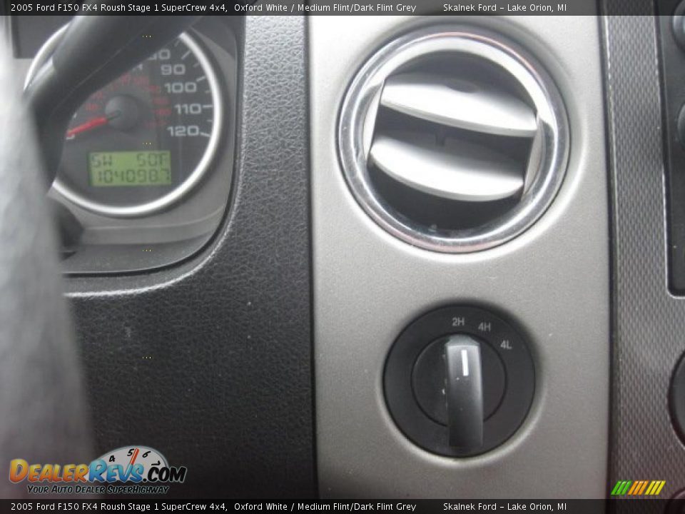 2005 Ford F150 FX4 Roush Stage 1 SuperCrew 4x4 Oxford White / Medium Flint/Dark Flint Grey Photo #29